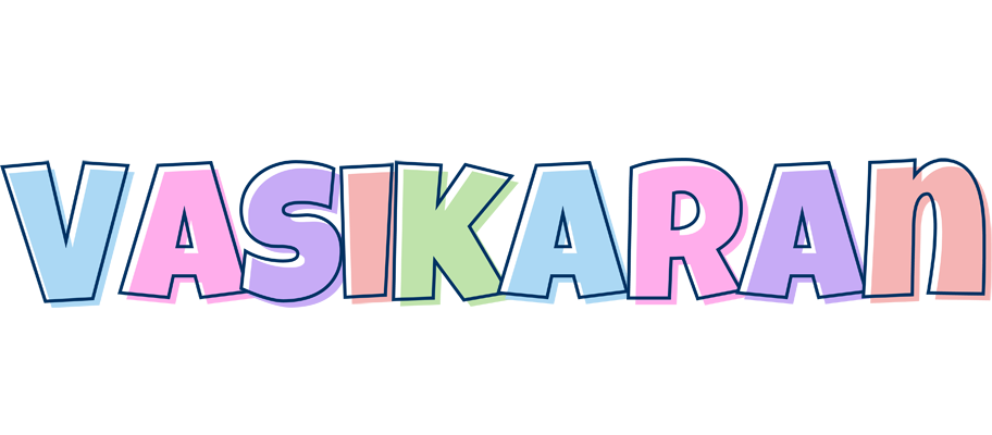 Vasikaran pastel logo