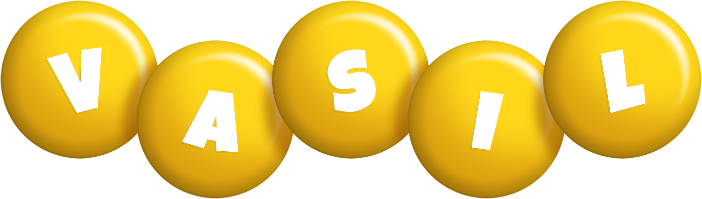 Vasil candy-yellow logo