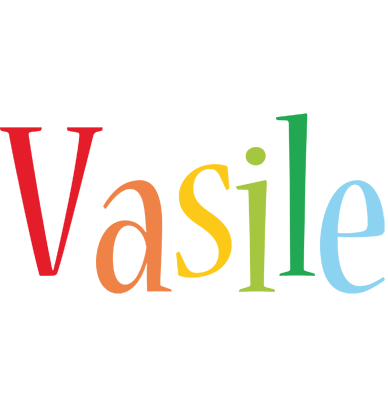 Vasile birthday logo
