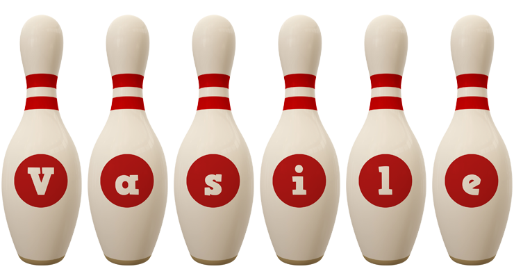 Vasile bowling-pin logo