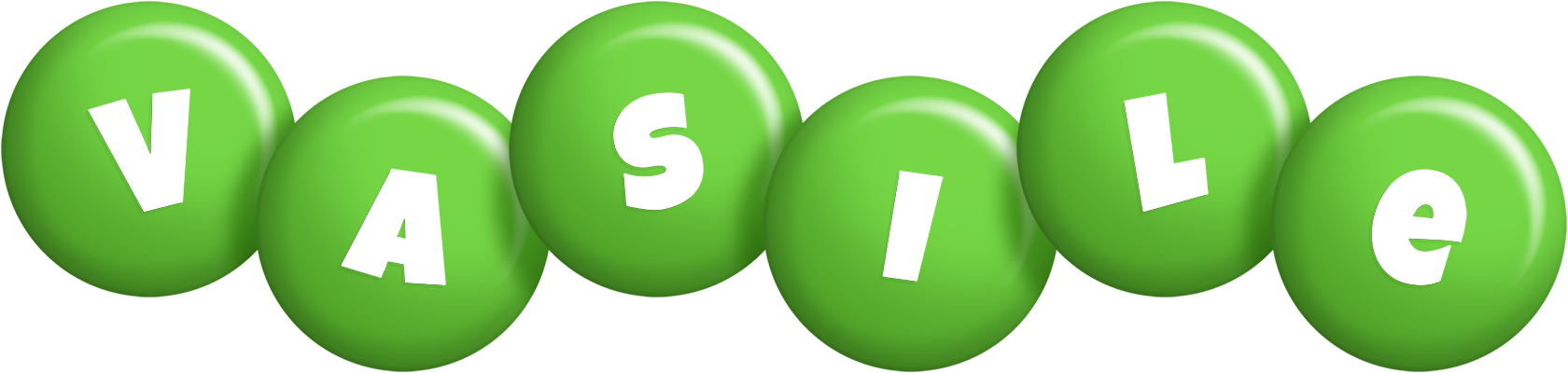 Vasile candy-green logo