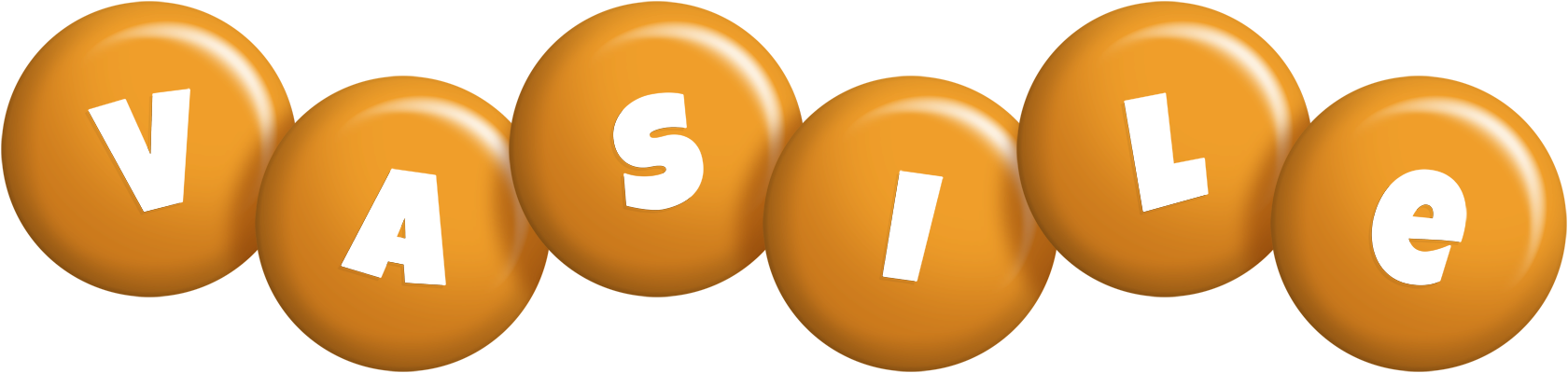 Vasile candy-orange logo