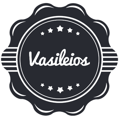 Vasileios badge logo