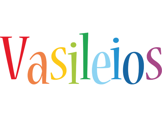 Vasileios birthday logo