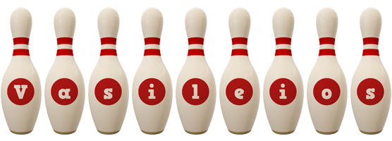 Vasileios bowling-pin logo