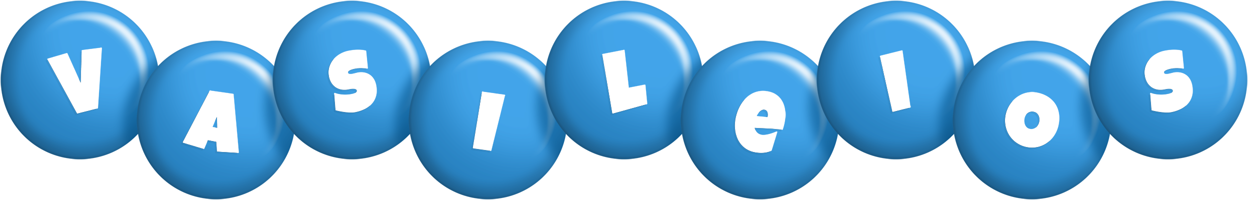 Vasileios candy-blue logo