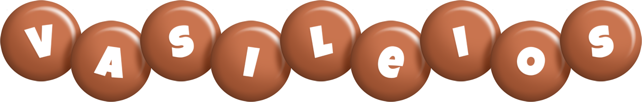 Vasileios candy-brown logo