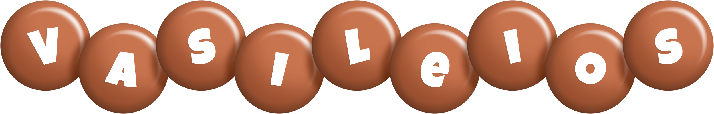 Vasileios candy-brown logo