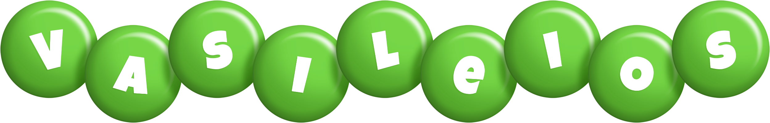 Vasileios candy-green logo