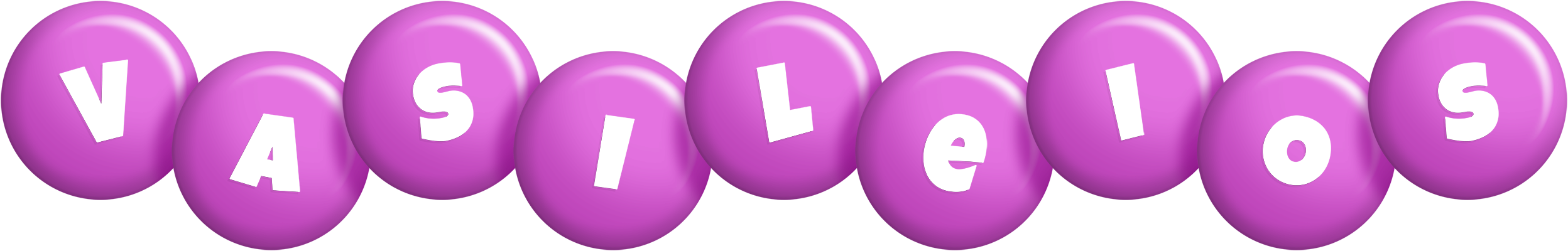 Vasileios candy-purple logo