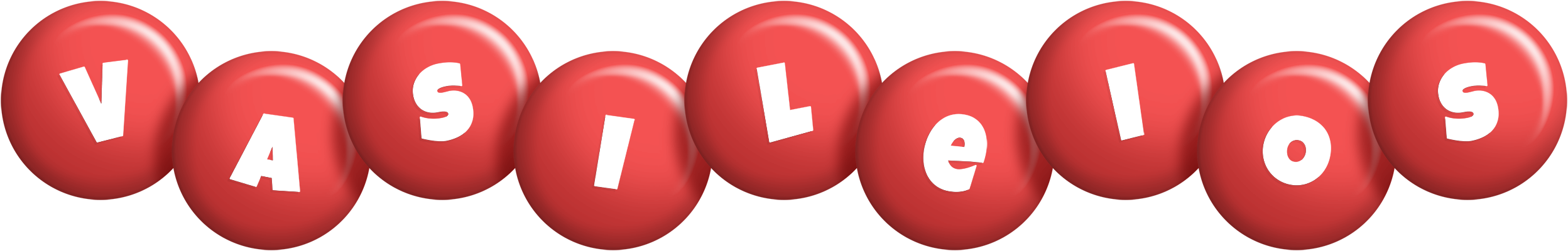Vasileios candy-red logo