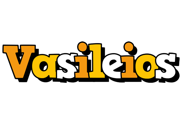 Vasileios cartoon logo