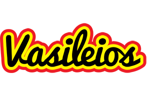 Vasileios flaming logo