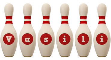 Vasili bowling-pin logo