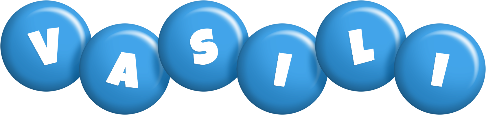 Vasili candy-blue logo