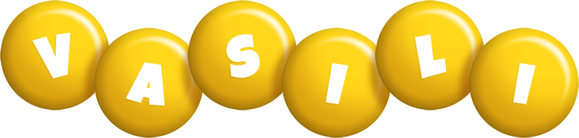 Vasili candy-yellow logo