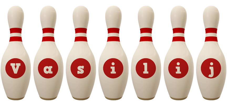 Vasilij bowling-pin logo