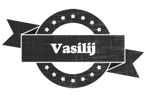 Vasilij grunge logo