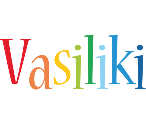 Vasiliki birthday logo