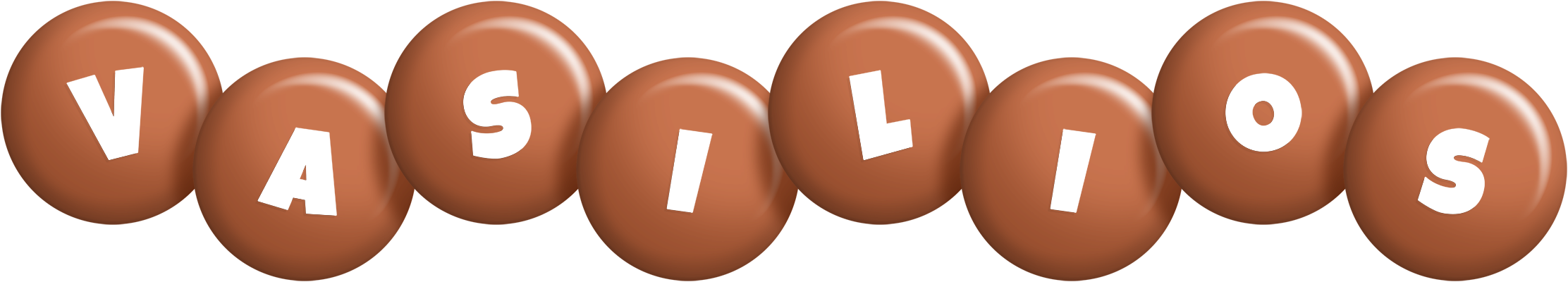 Vasilios candy-brown logo