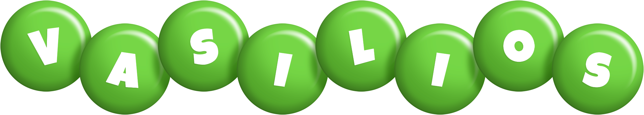 Vasilios candy-green logo