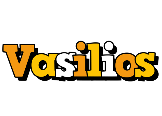 Vasilios cartoon logo