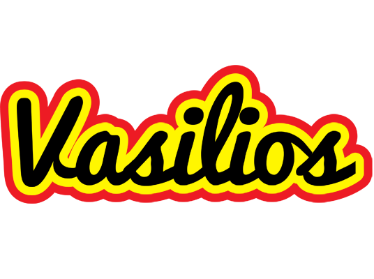 Vasilios flaming logo