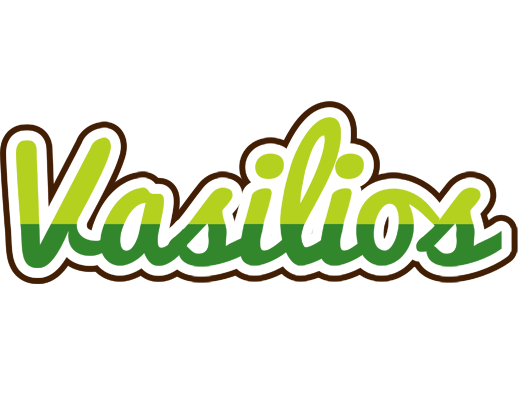 Vasilios golfing logo