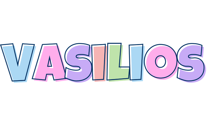 Vasilios pastel logo