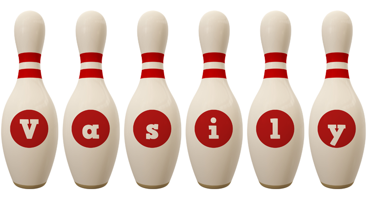 Vasily bowling-pin logo