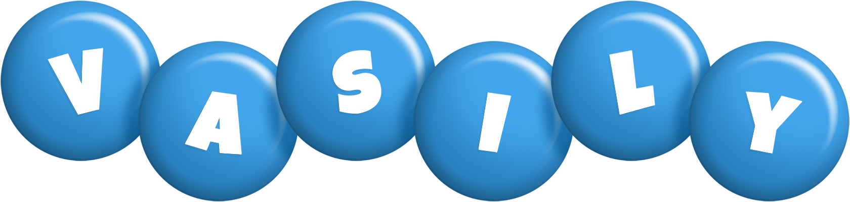 Vasily candy-blue logo