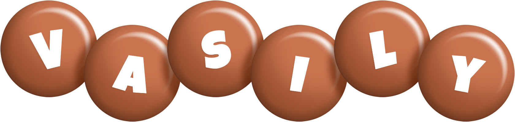 Vasily candy-brown logo