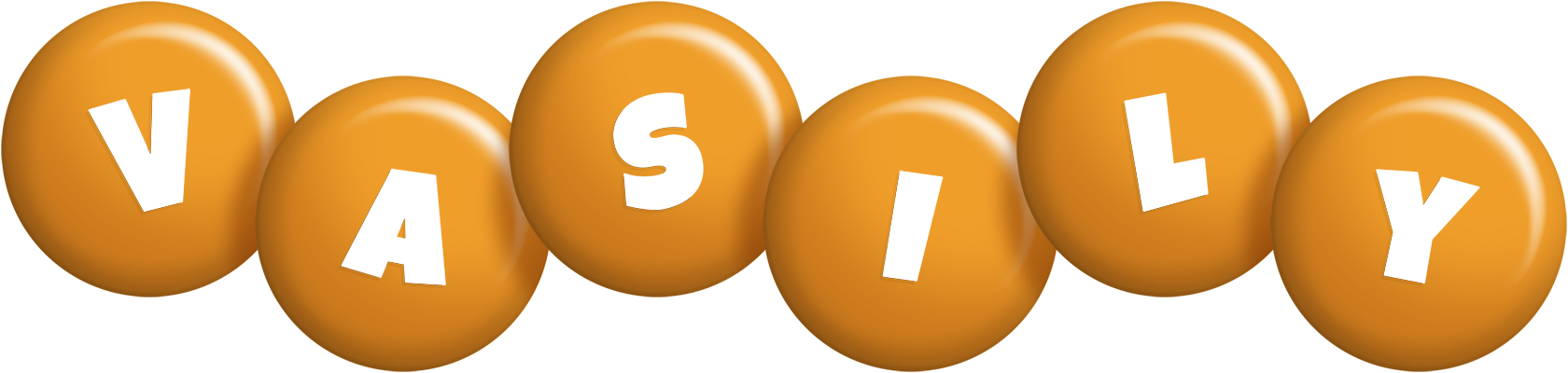 Vasily candy-orange logo