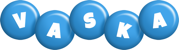 Vaska candy-blue logo