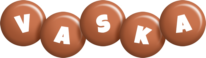 Vaska candy-brown logo