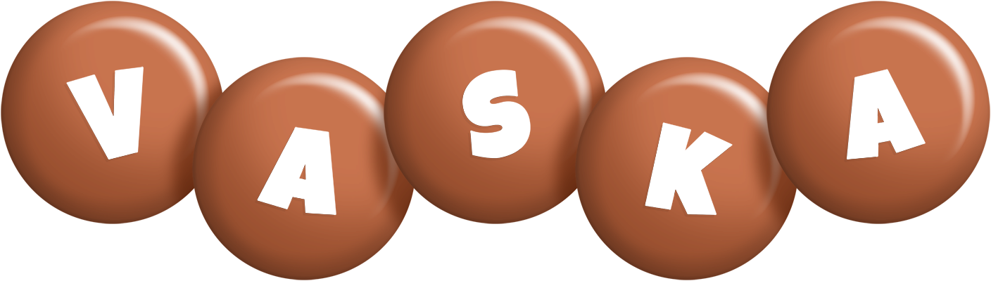 Vaska candy-brown logo