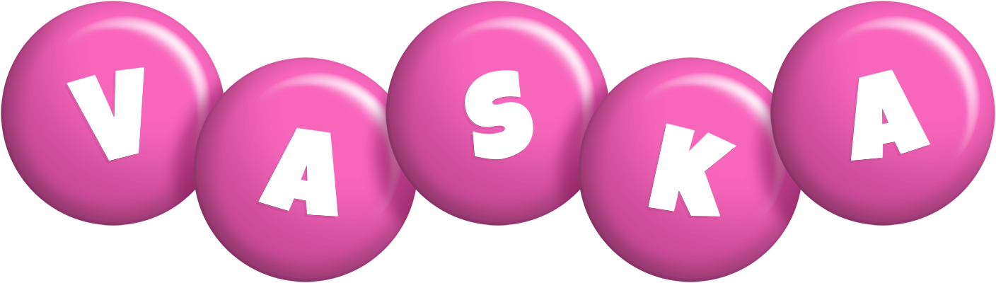 Vaska candy-pink logo