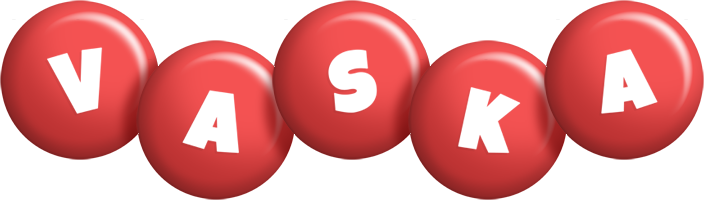 Vaska candy-red logo
