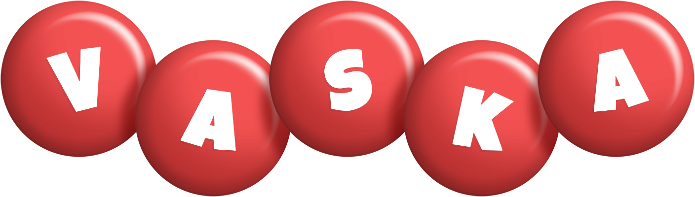 Vaska candy-red logo