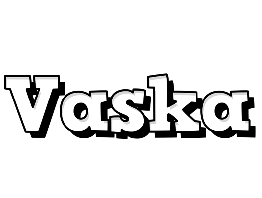 Vaska snowing logo