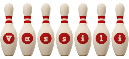 Vassili bowling-pin logo