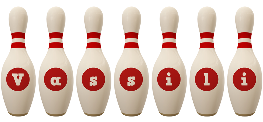 Vassili bowling-pin logo