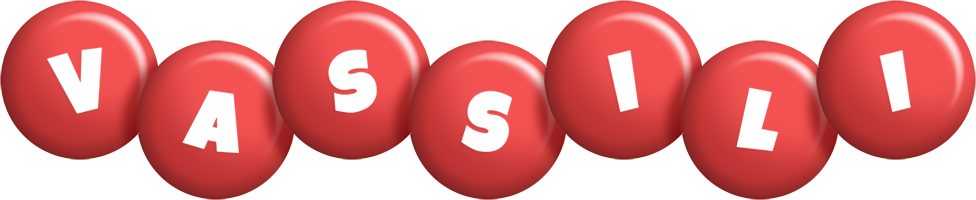 Vassili candy-red logo