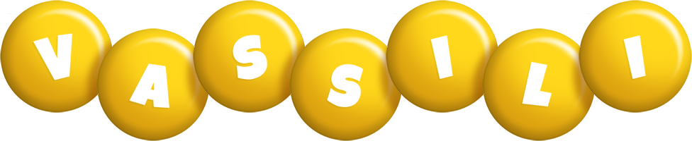 Vassili candy-yellow logo