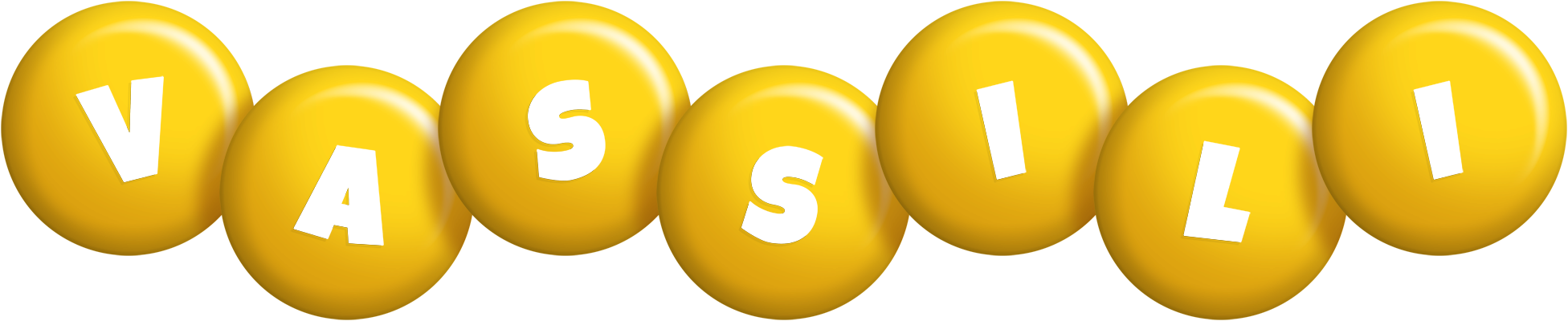 Vassili candy-yellow logo