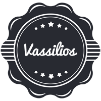 Vassilios badge logo