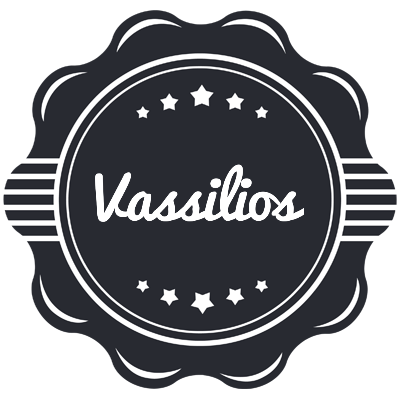 Vassilios badge logo
