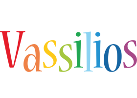 Vassilios birthday logo