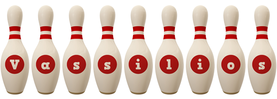 Vassilios bowling-pin logo