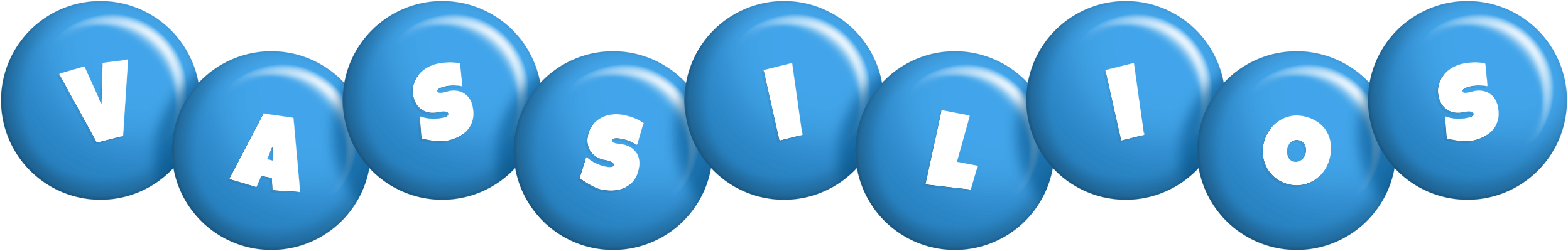 Vassilios candy-blue logo